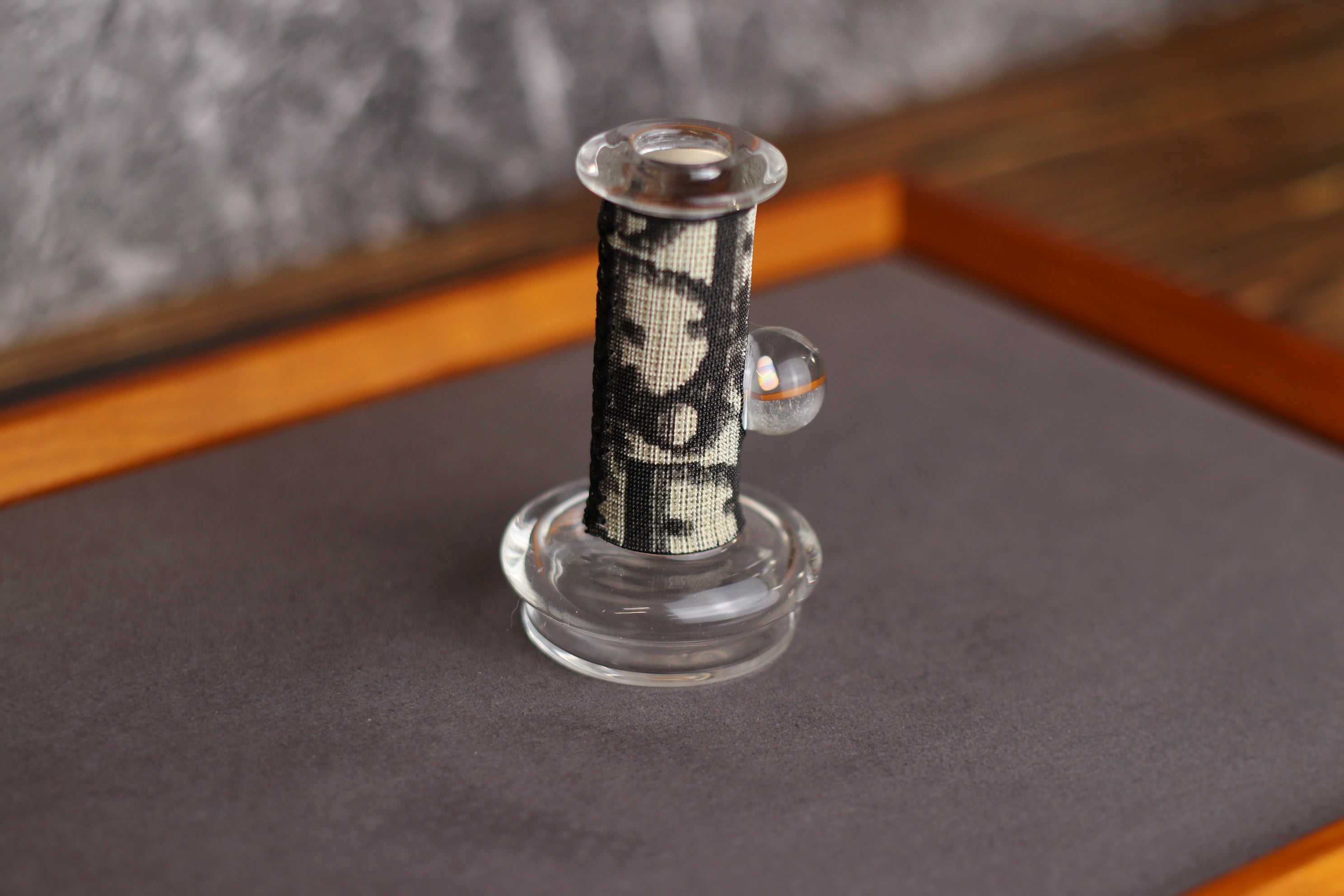Black CD Puffco Topper