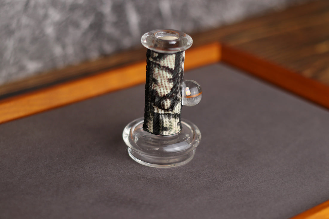 Black CD Puffco Topper