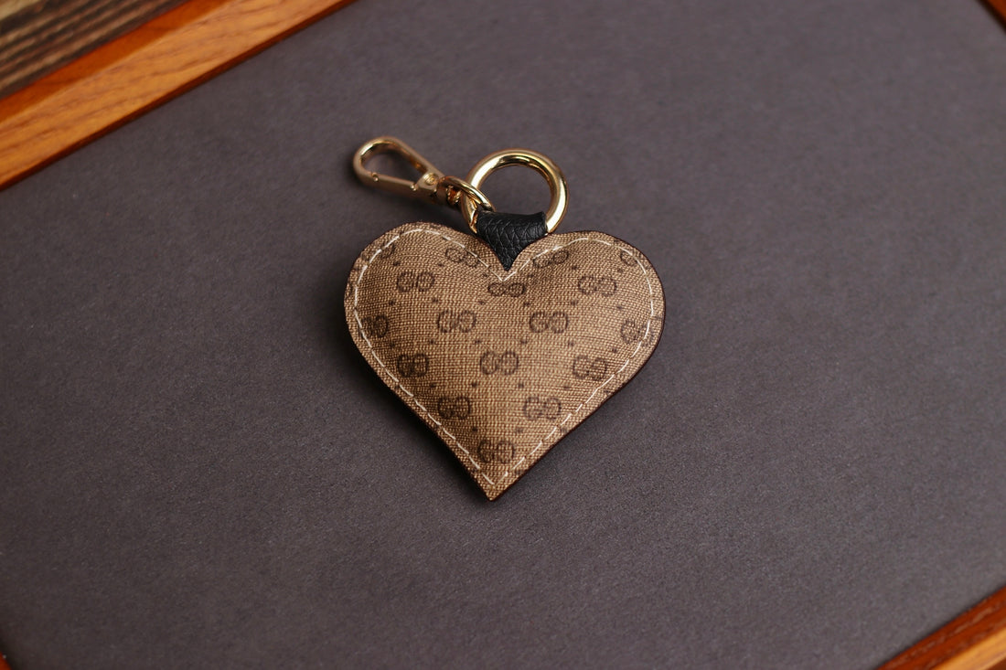 Small GG Heart Keychain