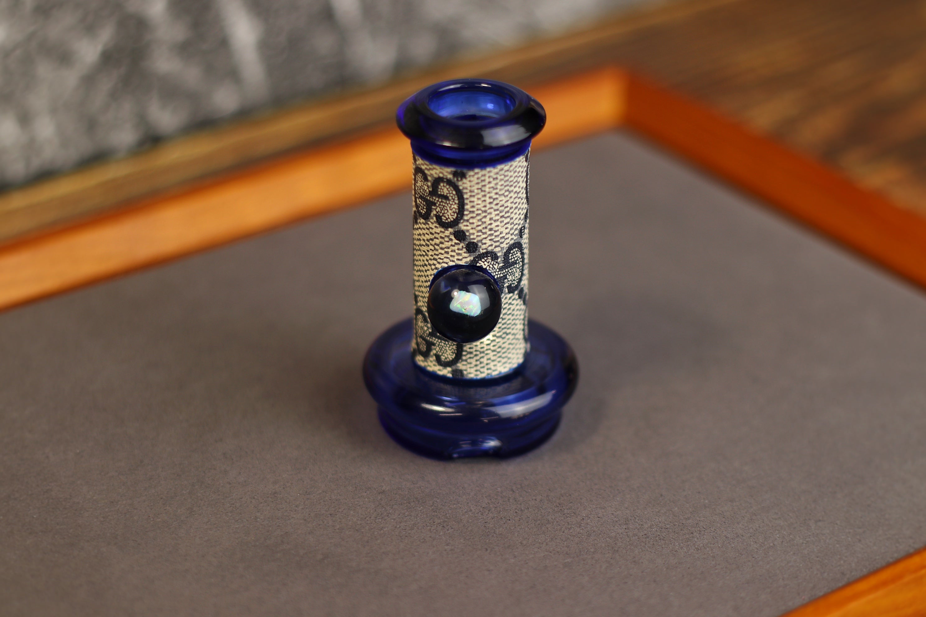 Blue GG Puffco Topper