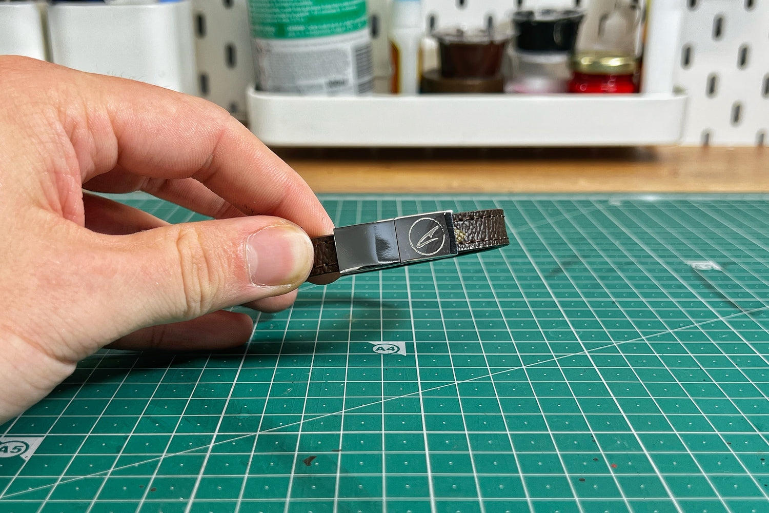 Brown Monogram Bracelet