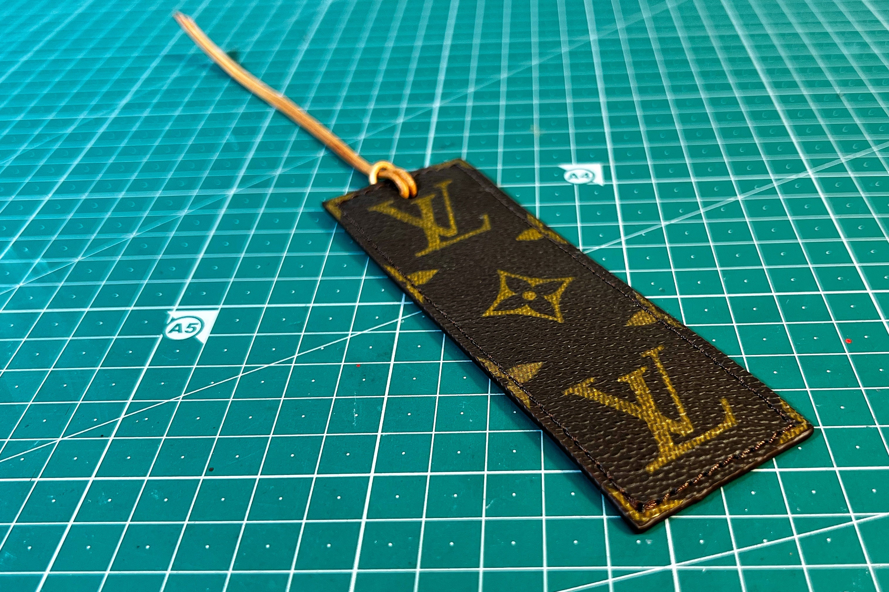 Bookmark - Brown Monogram