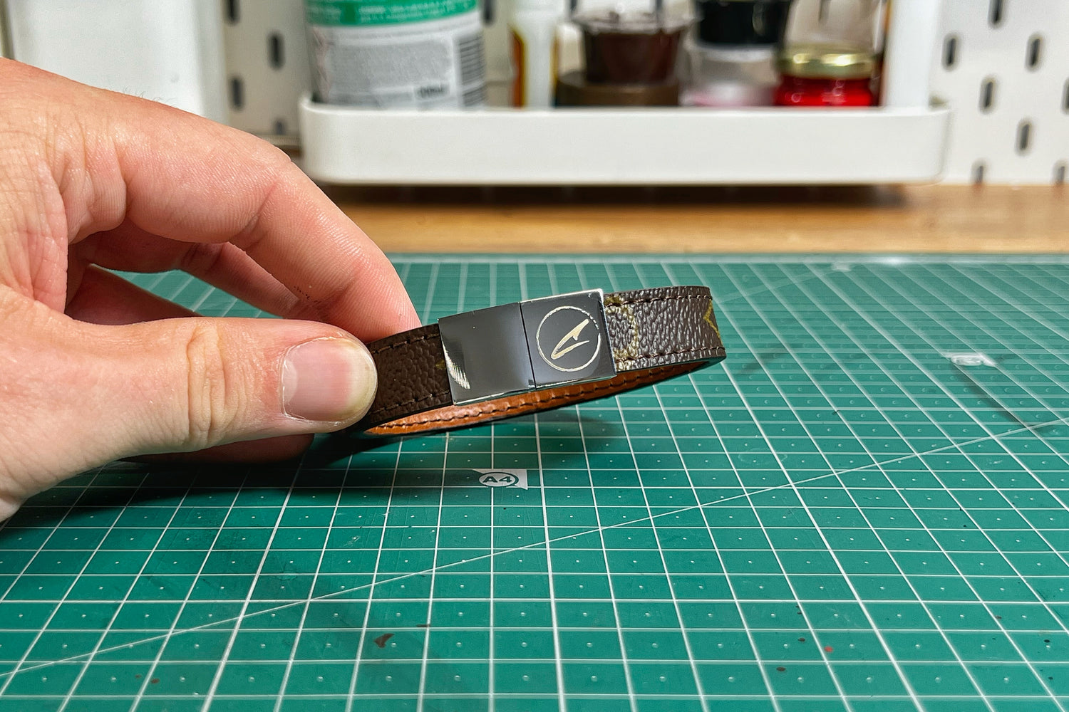 Brown Monogram Bracelet