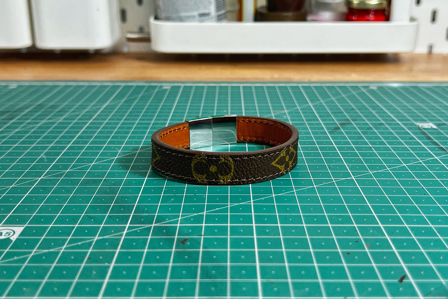 Brown Monogram Bracelet