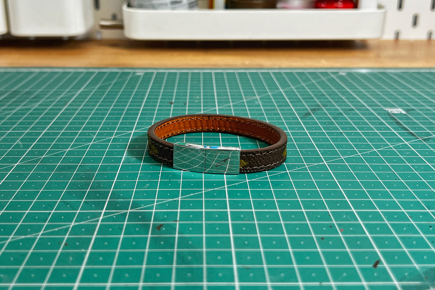 Brown Monogram Bracelet