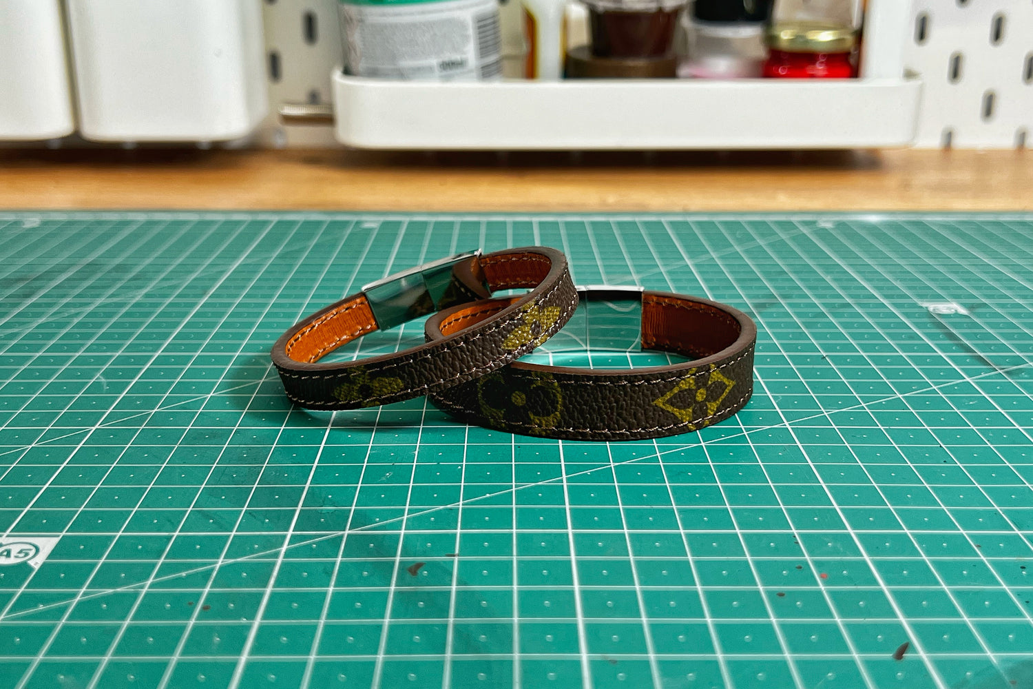 Brown Monogram Bracelet