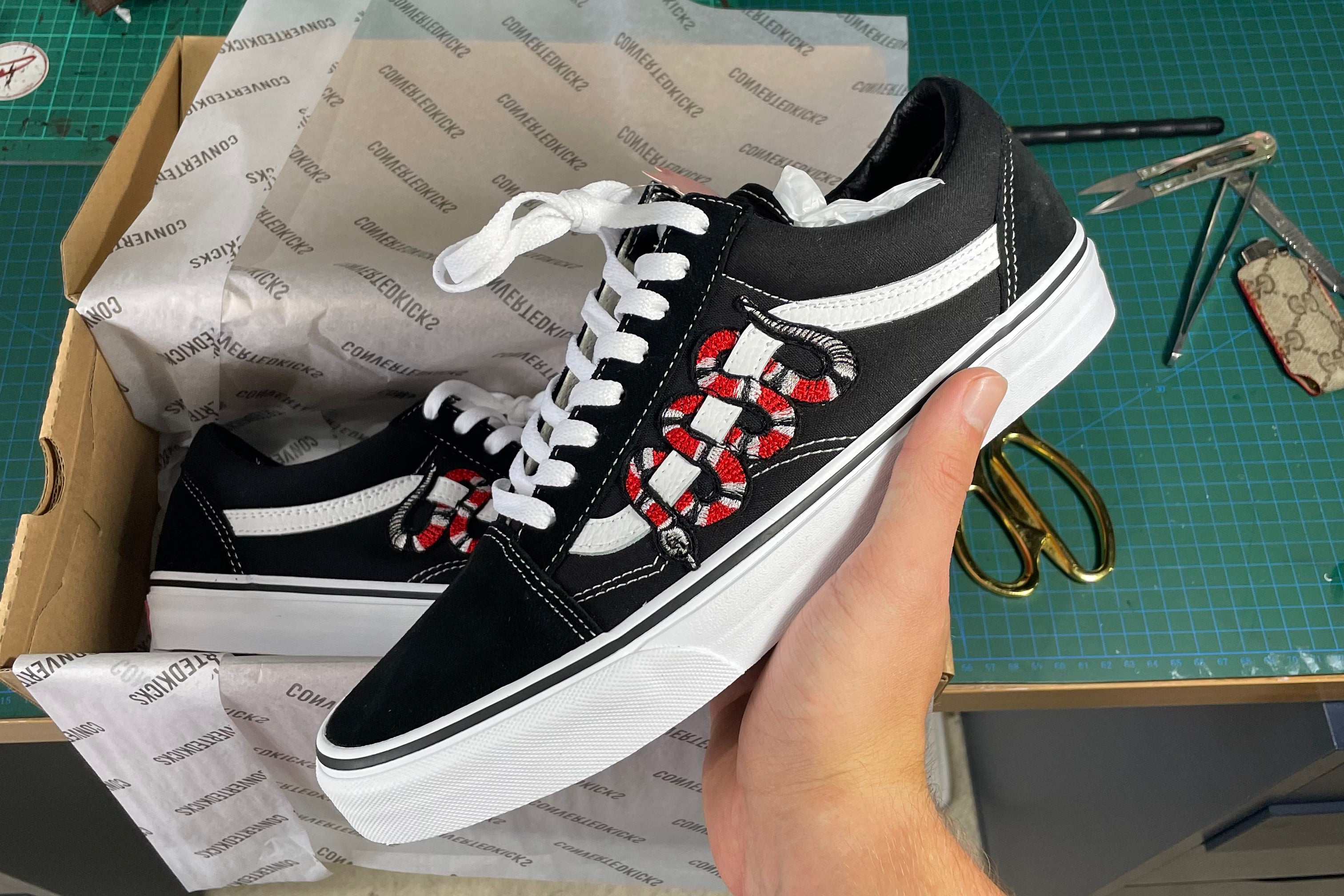 Snake Old Skool Vans – ConvertedKicks