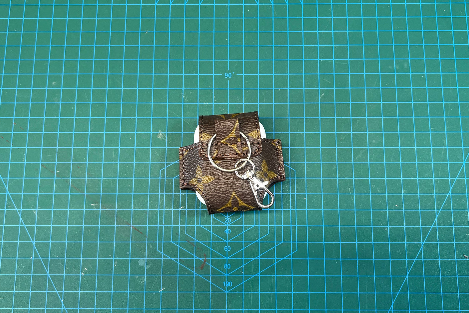 Brown Monogram Airpod Case