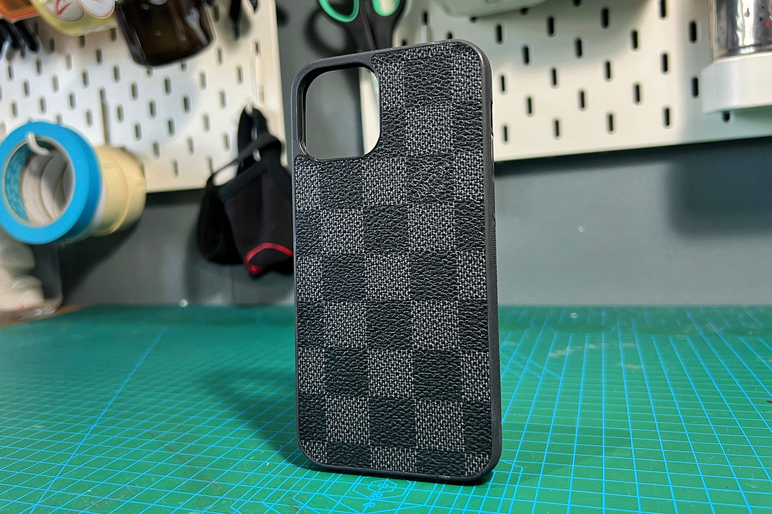 Graphite Damier iPhone Case