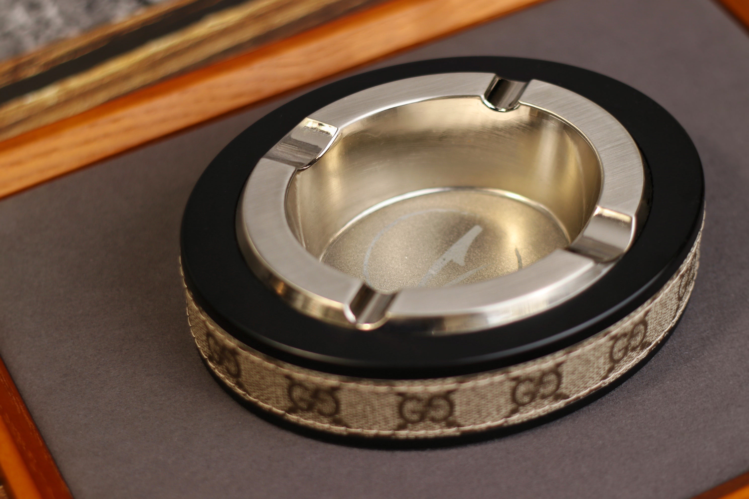 Beige GG AshTray