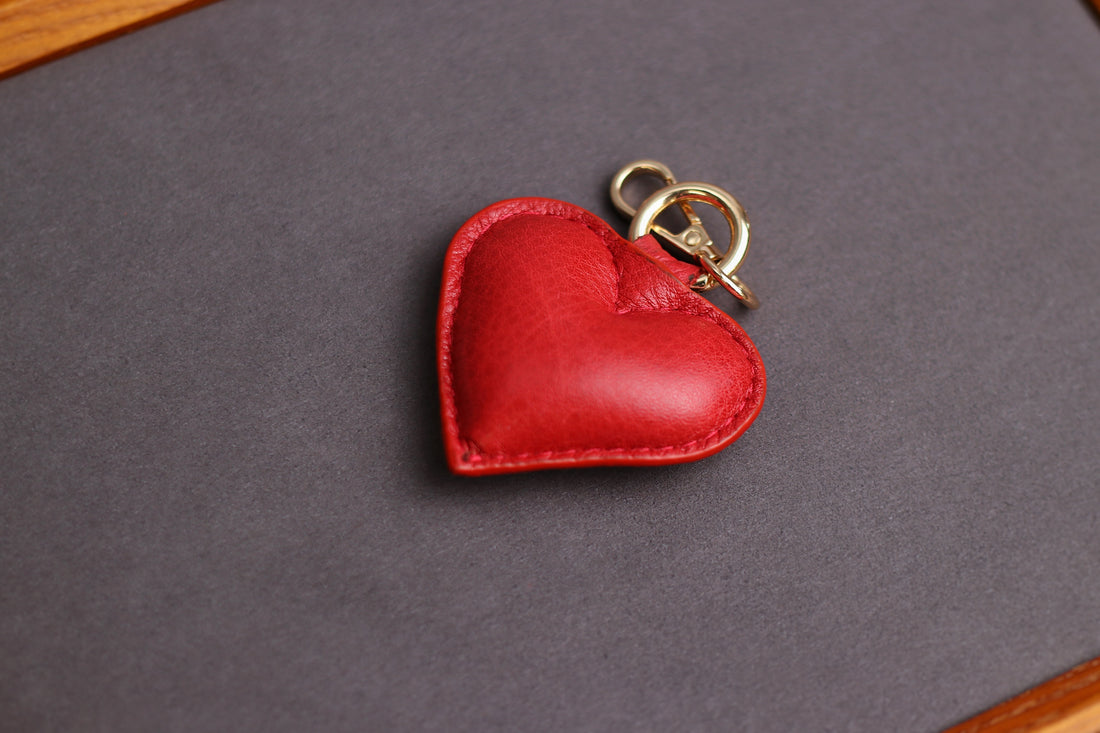 Valentine BM Heart Keychain