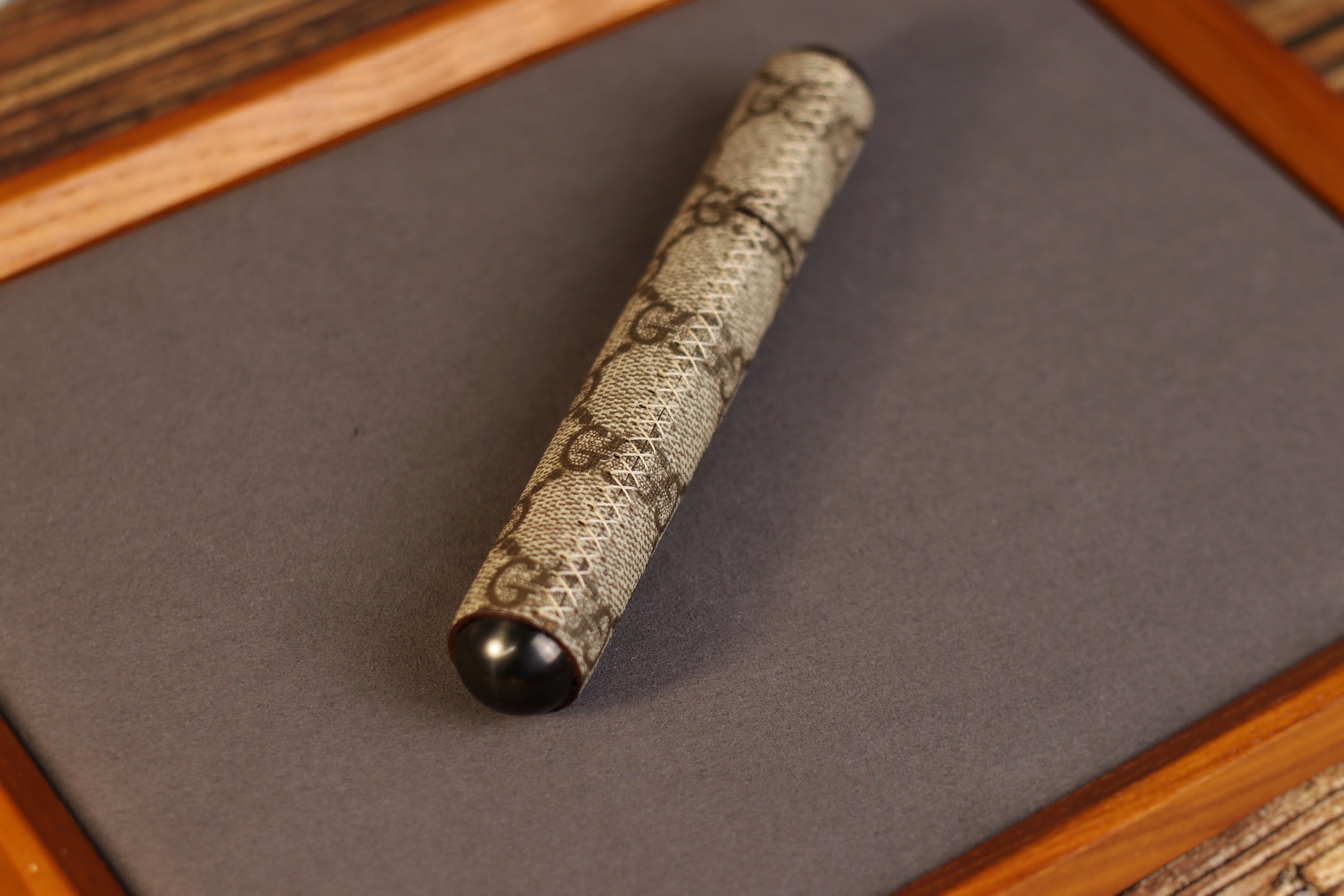 Beige GG Cigar Holder