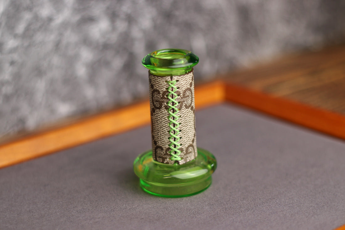 Beige GG Green Puffco Topper