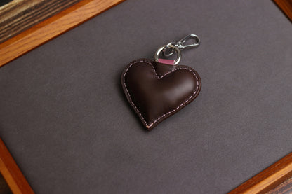 Pink GG Heart Keychain